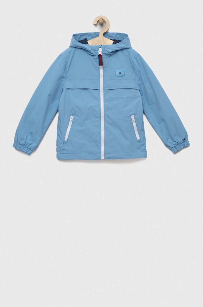 Дитяча куртка Tommy Hilfiger колір блакитний (3184527)