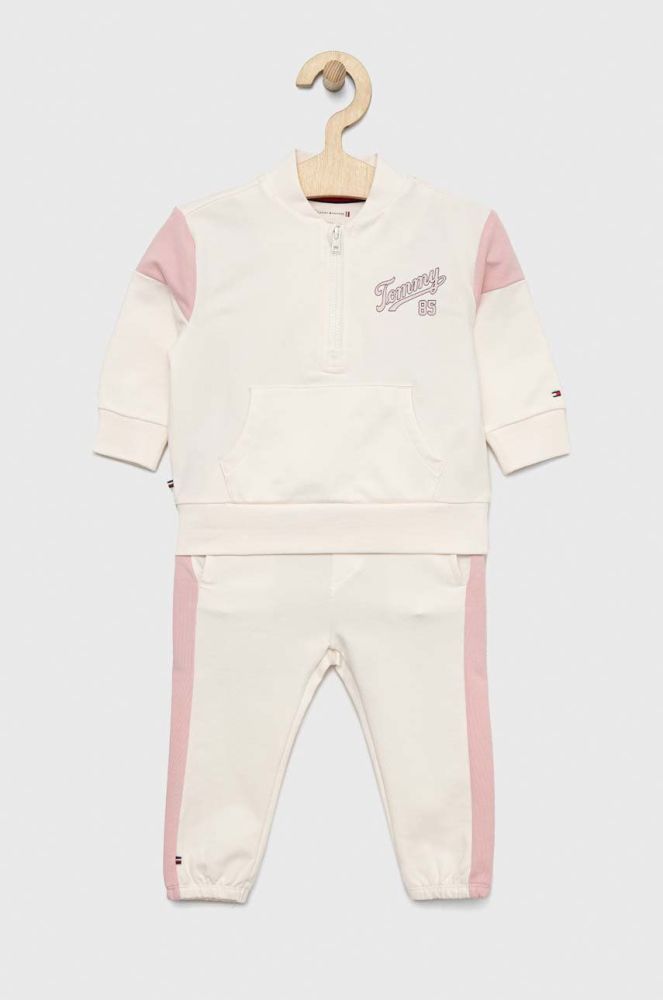 Cпортивний костюм для немовлят Tommy Hilfiger колір бежевий (2929265)