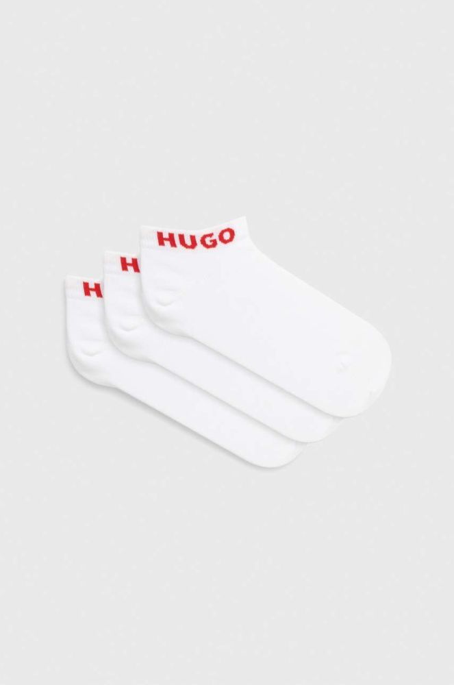 Шкарпетки HUGO 3-pack жіночі колір чорний (3288792)