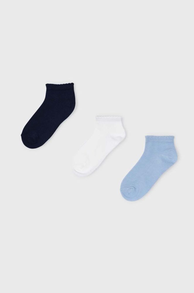 Дитячі шкарпетки Mayoral 3-pack колір блакитний (2965548)