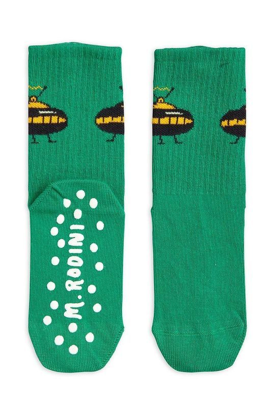 Дитячі шкарпетки Mini Rodini колір зелений