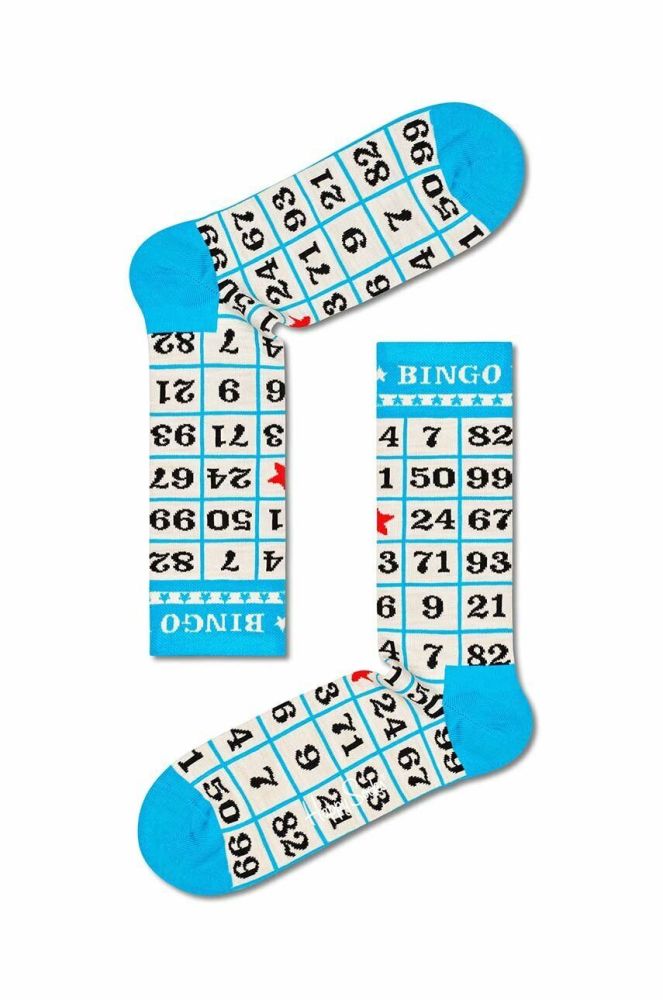 Шкарпетки Happy Socks Bingo колір бірюзовий