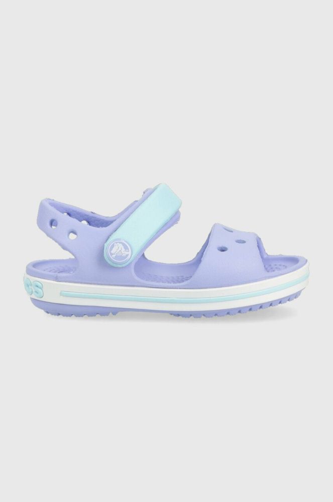 Дитячі сандалі Crocs колір фіолетовий
