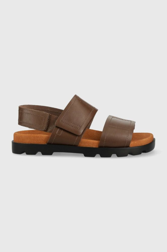 Шкіряні сандалі Camper Brutus Sandal чоловічі колір коричневий K100777.005
