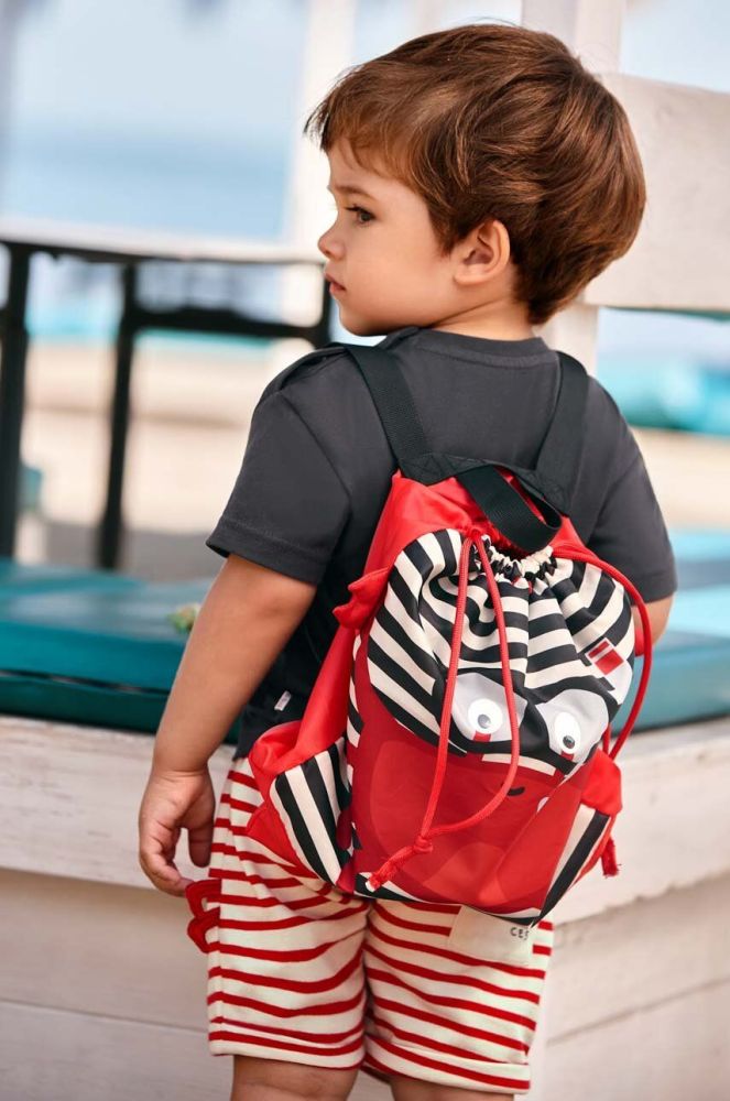 Дитячий рюкзак Mayoral колір червоний візерунок