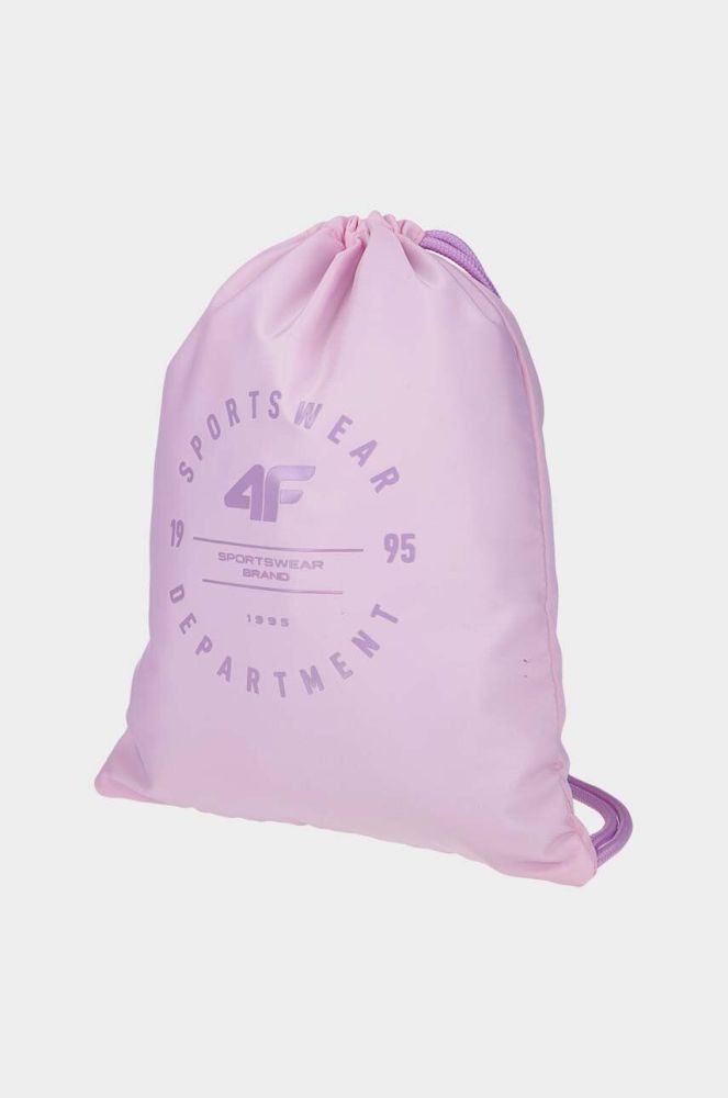 Дитячий рюкзак 4F колір рожевий з принтом (3196031)
