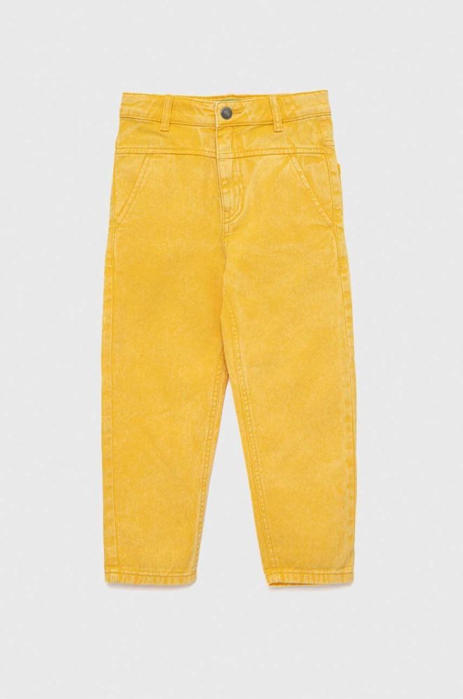 Дитячі джинси United Colors of Benetton колір жовтий (3036170)