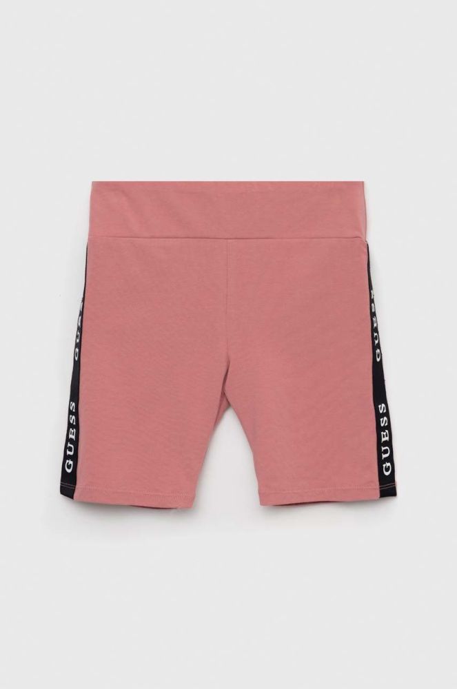 Дитячі шорти Guess колір рожевий з аплікацією (2874255)