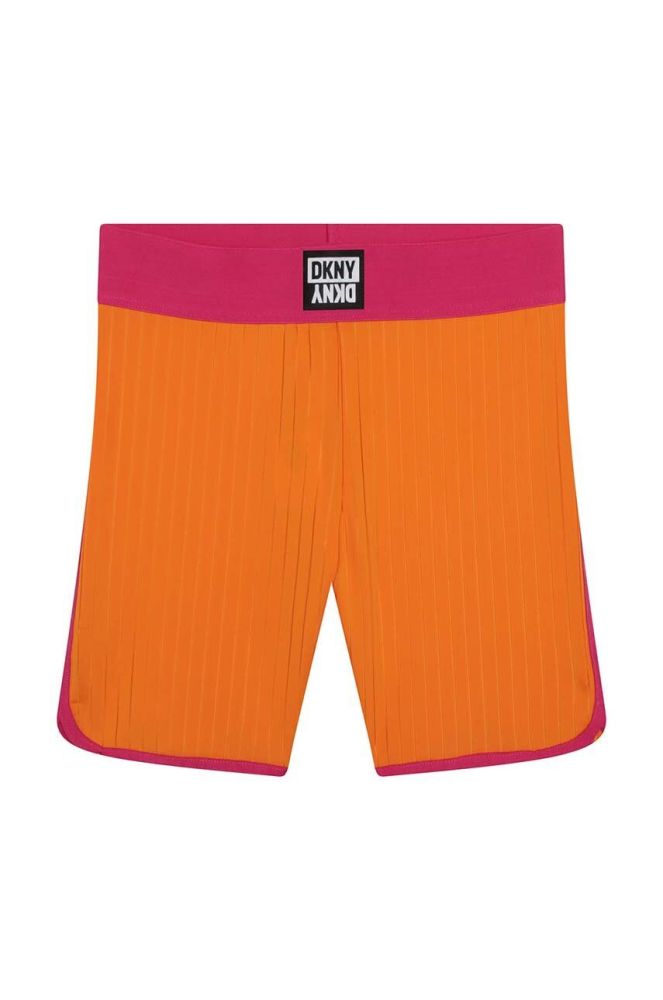 Дитячі шорти Dkny колір помаранчевий з аплікацією (3078800)