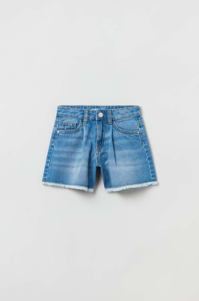 Дитячі джинсові шорти OVS однотонні колір блакитний (3272834)