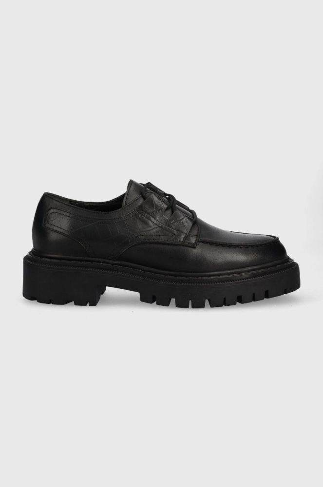 Шкіряні туфлі Answear Lab жіночі колір чорний на платформі (2756273)