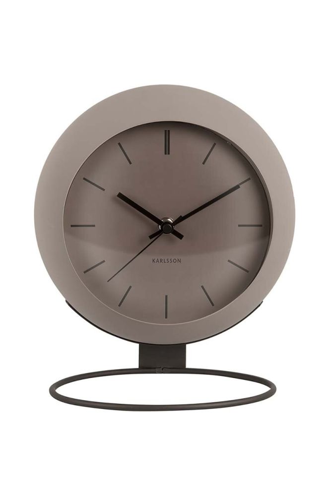 Настільний годинник Karlsson Nirvana Globe колір сірий (2986518)