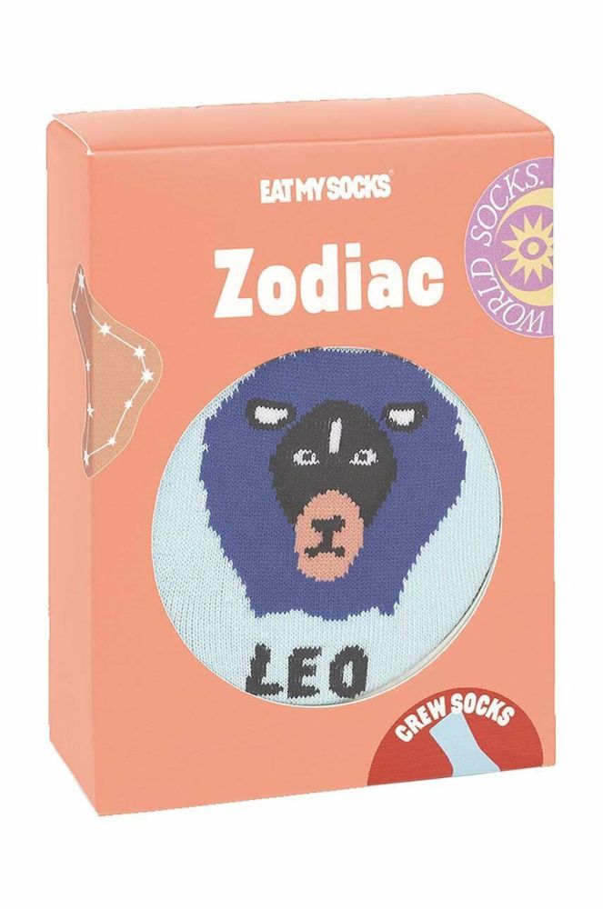 Шкарпетки Eat My Socks Zodiac Leo колір барвистий
