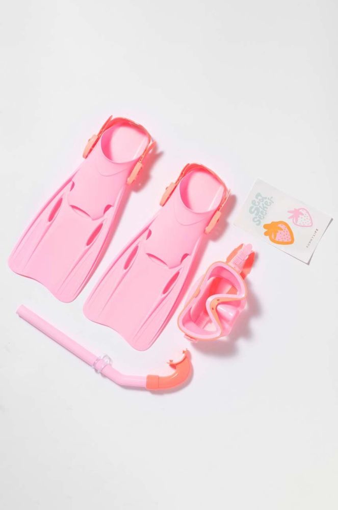 Дитячий набір для дайвінгу SunnyLife Sea Seeker Ocean 3-pack колір рожевий (3250045)