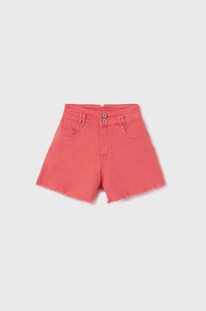 Дитячі джинсові шорти Mayoral колір рожевий однотонні (3046328)