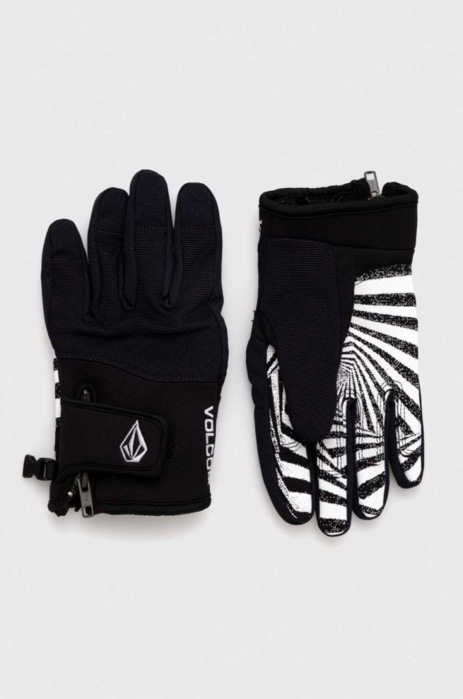Лижні рукавиці Volcom колір чорний