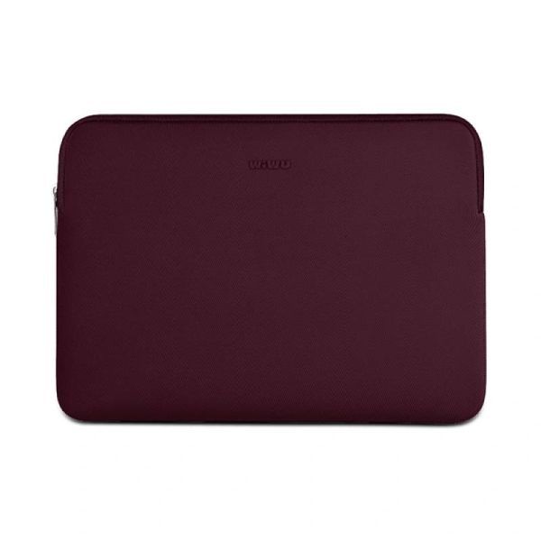 Чохол-папка WIWU Skin Zero Sleeve Burgandy для MacBook Pro 14” M5 | M4 | M3 | M2 | M1 (2021-2026)