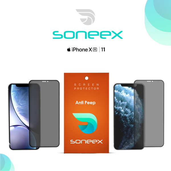 Захисне скло антишпигун Soneex Anti-Peep для iPhone 11 | XR
