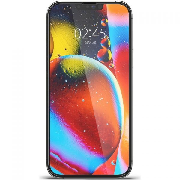 Захисне скло Spigen tR Slim FCHD Black для iPhone 17e | 16e | 14 | 13 Pro | 13 (AGL03392) фото 2
