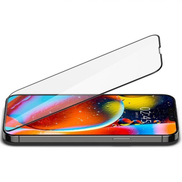 Захисне скло Spigen tR Slim FCHD Black для iPhone 17e | 16e | 14 | 13 Pro | 13 (AGL03392) фото 3