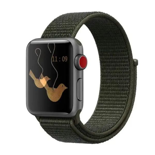 Ремінець CasePro Sport Loop Forest Green для Apple Watch 49мм | 46мм | 45мм | 44мм
