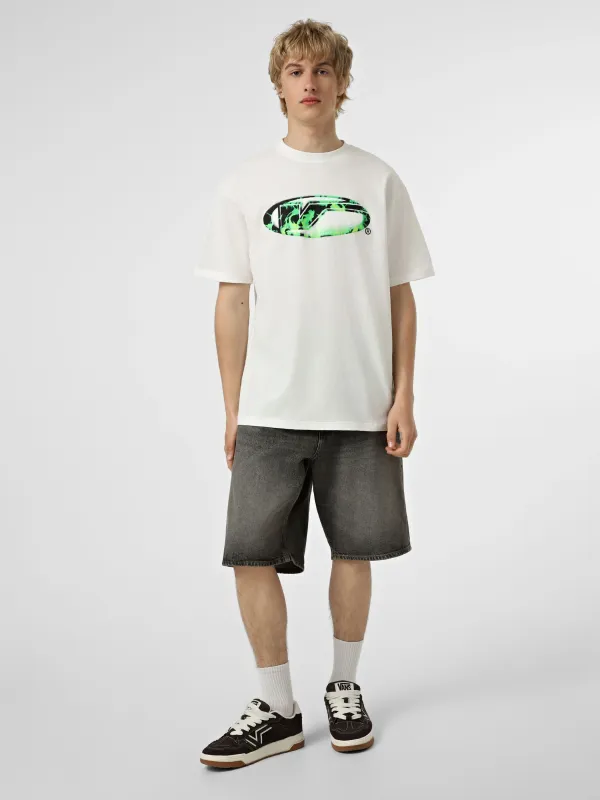 Бавовняна Чоловіча Футболка Vans BEVEL FLAME SS TEE фото 2