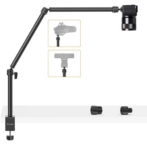 Штатив-тримач Ulanzi Vijim LS08 Desktop Flexible Arm/Light Stand (Three-Stages) Black (2666) фото 3