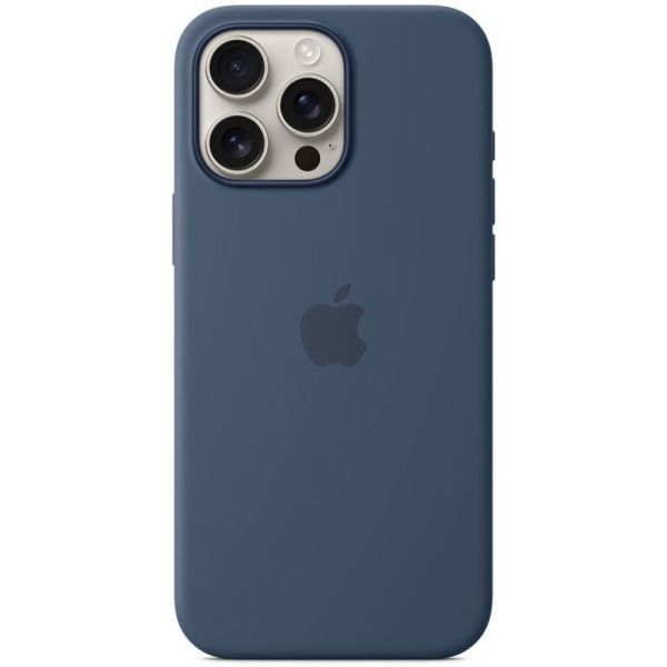 Силіконовый чохол CasePro Silicone Case with MagSafe Denim для iPhone 16 Pro Max фото 3