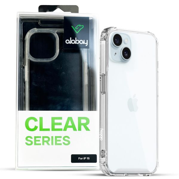 Прозорий чохол Alabay Clear Series Transparent для iPhone 16 (AC16)