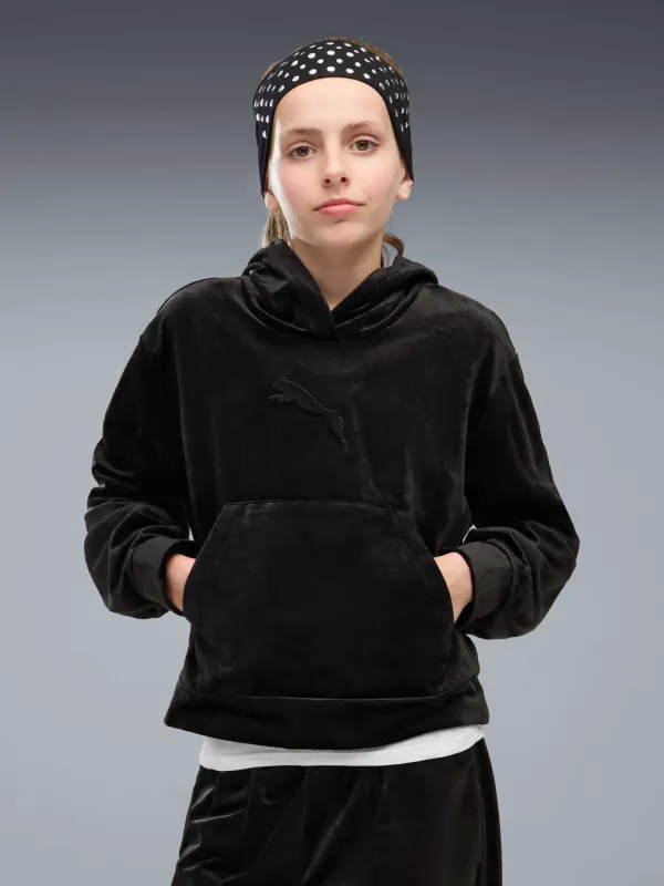Дитяче Худі PUMA Ess Elevated Velour Relaxed фото 3