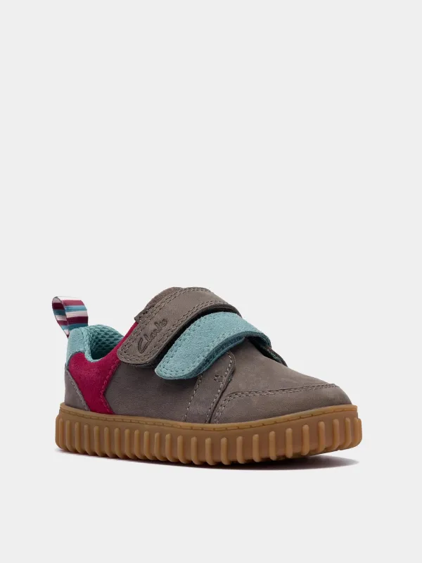 Шкіряні Дитячі Кросівки повсякденні Clarks фото 3