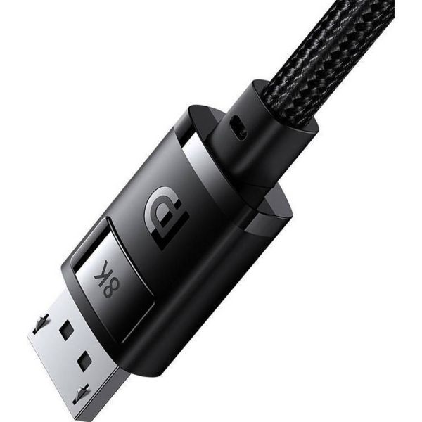 Кабель Baseus High Definition DP 8K to DP 8K 2m Black (B00633706111-02) фото 2