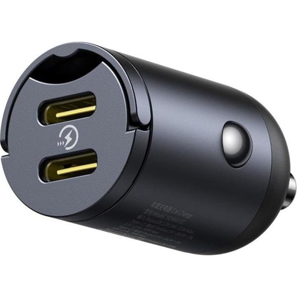 Автомобільний зарядний пристрій Baseus Tiny Star Mini 30W Black (C00035001121-03) фото 3