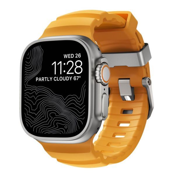 Ремінець Nomad Rocky Point Band Sol / Natural Hardware для Apple Watch 49мм | 46мм | 45мм | 44мм (NM013602858)