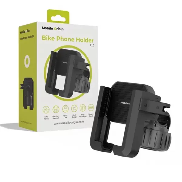 Тримач для телефону на велосипед Mobile Origin Bike phone holder B2 Black (MO-BPH-B2)