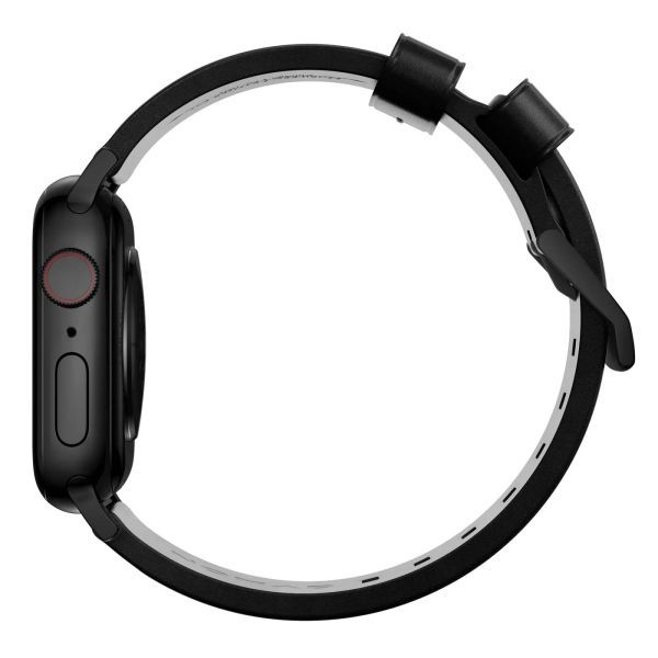 Шкіряний ремінець Nomad Modern Band Horween Leather Black / Black Hardware (NM1A41BM00) для Apple Watch 49мм | 46мм | 45мм | 44мм фото 3