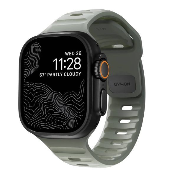 Спортивний ремінець Nomad Sport Band Coastal Rock для Apple Watch 49мм | 46мм | 45мм | 44мм (NM01112785)