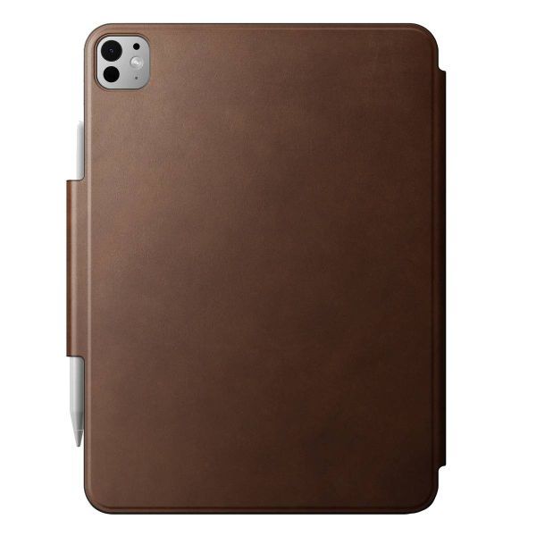 Шкіряний чохол-книжка Nomad Leather Folio Brown (NM013305858) для iPad Pro 11" M5 | M4 (2025 | 2024) фото 2