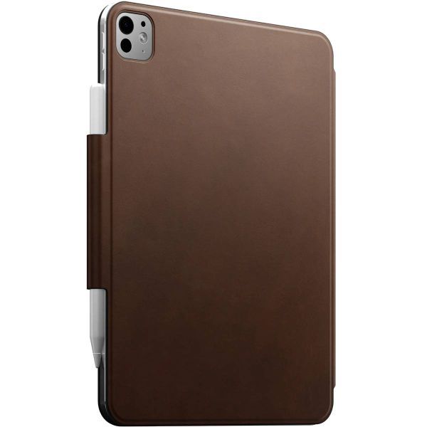 Шкіряний чохол-книжка Nomad Leather Folio Brown (NM013305858) для iPad Pro 11" M5 | M4 (2025 | 2024) фото 3
