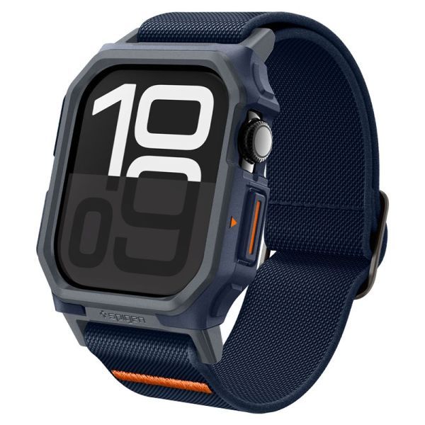 Чохол з ремінцем Spigen Lite Fit Pro Navy Blue для Apple Watch 11 | 10 (46mm) (ACS08925)