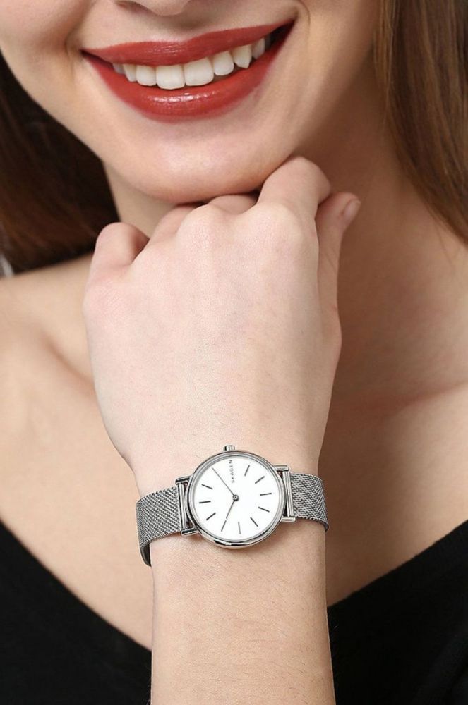 Skagen - Годинник SKW2692 колір срібний фото 5