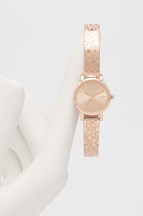 Dkny - Годинник NY2884 колір рожевий