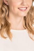 Swarovski - Сережки Attract колір срібний