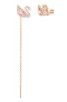 Swarovski - Сережки DAZZLING SWAN колір золотий