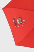 Парасоля Moschino колір червоний (1479713)
