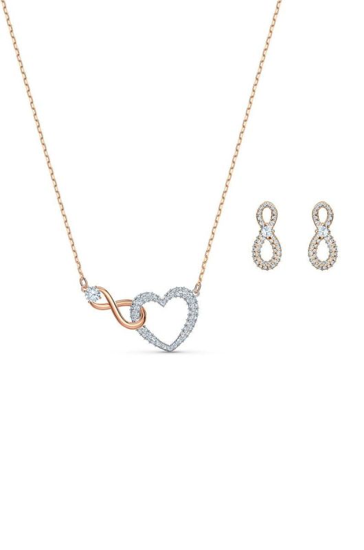 Swarovski - Кольє і сережки SWA INFINITY колір барвистий