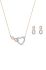 Swarovski - Кольє і сережки SWA INFINITY колір барвистий