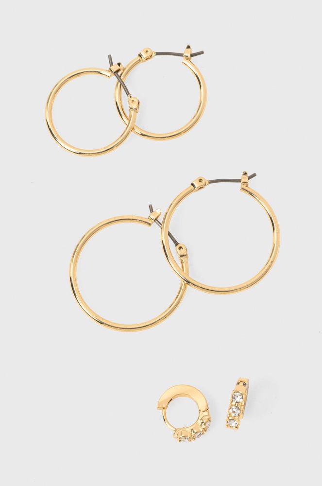 Dkny - Сережки (3-pack) колір золотий (1480688)