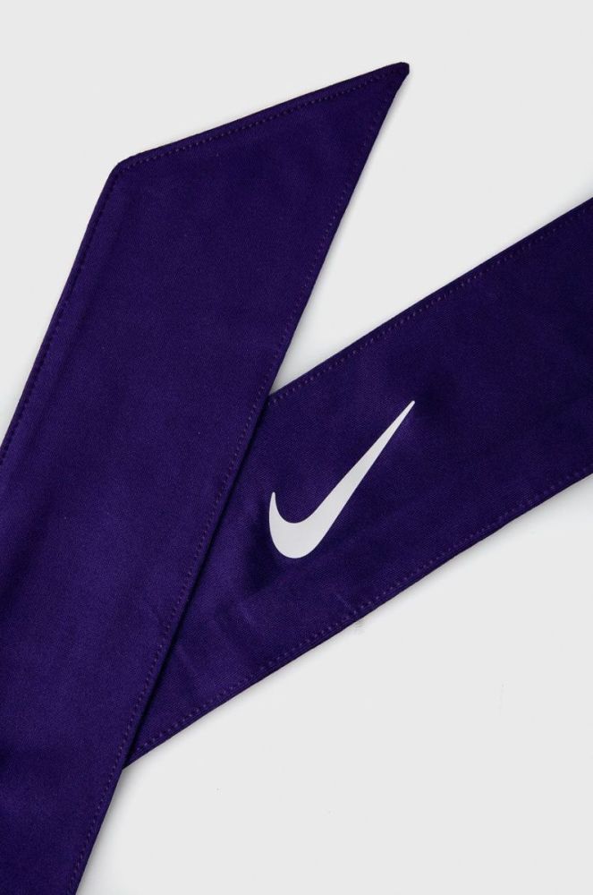Пов'язка Nike колір фіолетовий фото 3