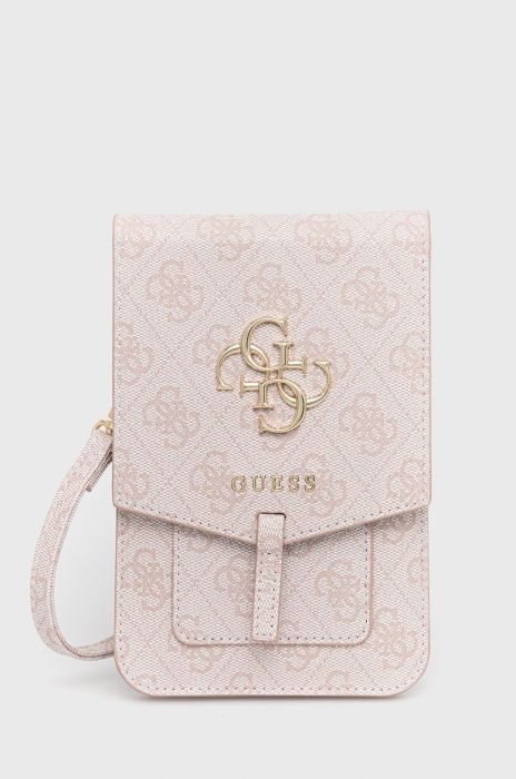 Guess - Чохол на телефон колір рожевий